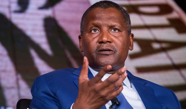 Babu wanda zai sha gabanmu wajen samar da ingantaccen fetur — Dangote